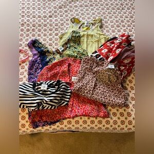 (6) EUC Cabi Bundle Shirts Tanks Size XS